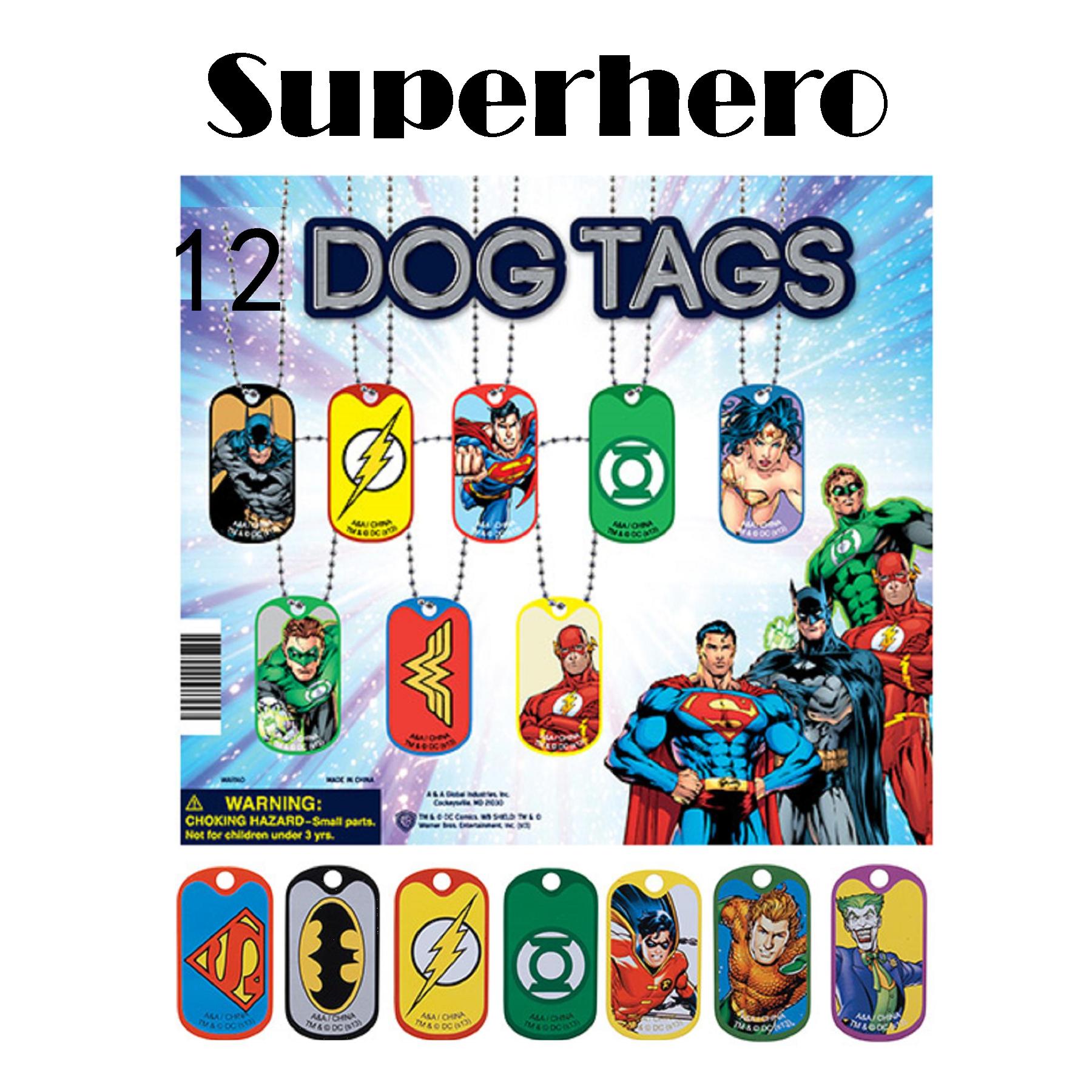 superhero dog tags for pets