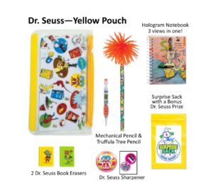 Dr. Seuss Pencil Pouch, Dr. Seuss Pencils, Dr. Seuss Gifts